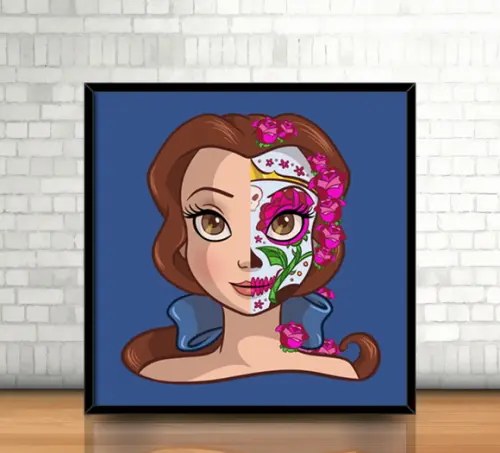 Quadro Bela/Catrina (20x20cm)