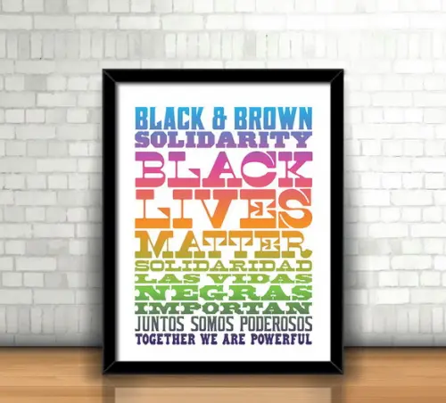 Quadro Black Lives Matter