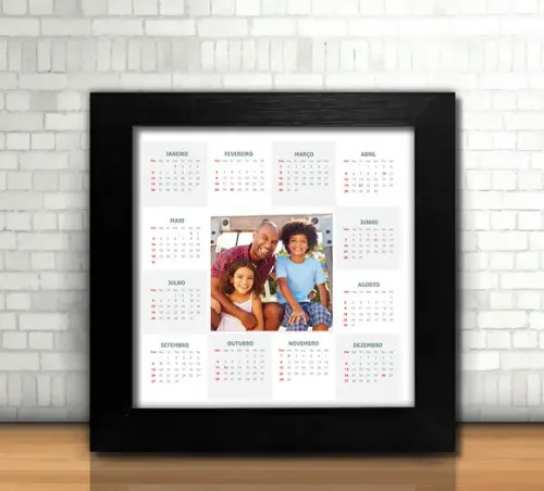Quadro Calendário (20x20cm)