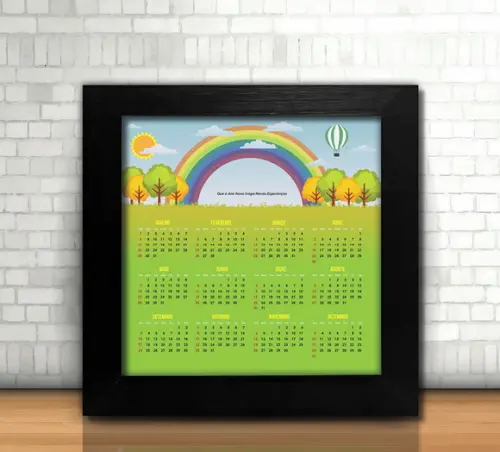 Quadro Calendário (20x20cm)