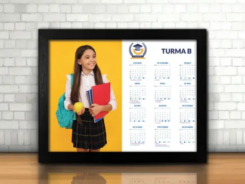 Quadro Calendário Escolar