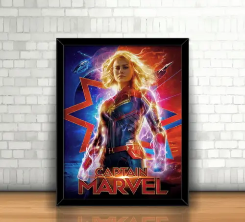 Quadro Capitã Marvel