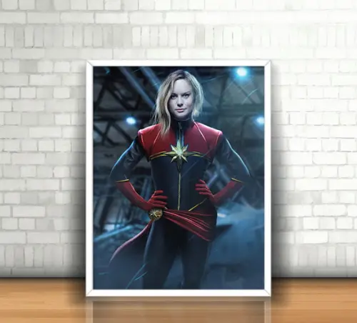 Quadro Capitã Marvel