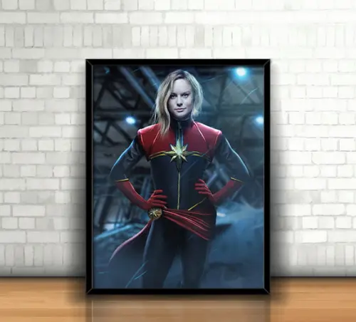 Quadro Capitã Marvel