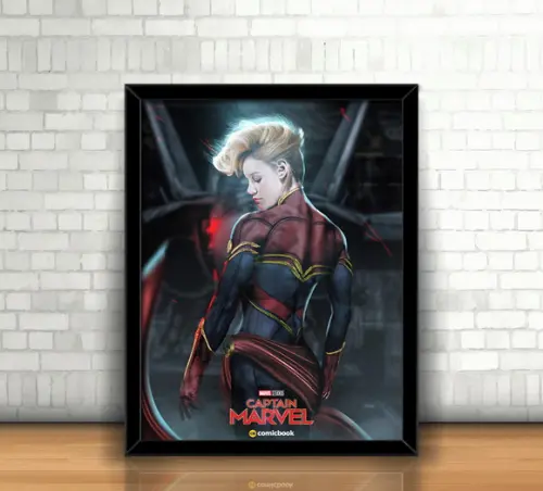Quadro Capitã Marvel