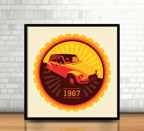 Quadro Car Vintage