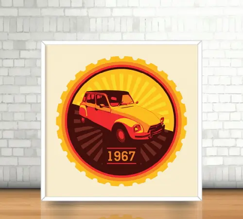 Quadro Car Vintage