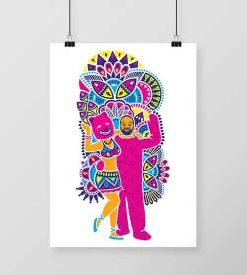 Quadro Carnaval / Fantasia