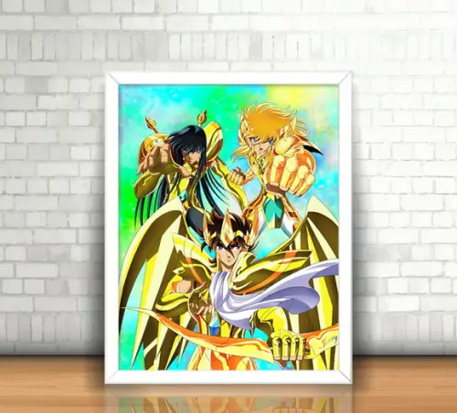 Quadro Cavaleiros do Zodíaco