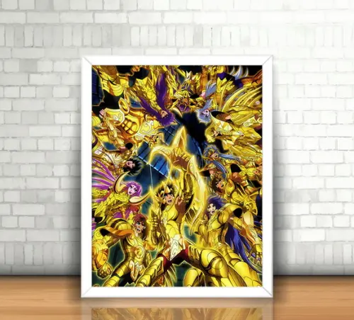 Quadro Cavaleiros do Zodíaco