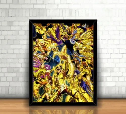 Quadro Cavaleiros do Zodíaco
