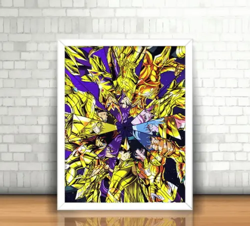 Quadro Cavaleiros do Zodíaco