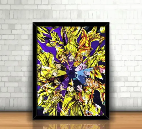 Quadro Cavaleiros do Zodíaco