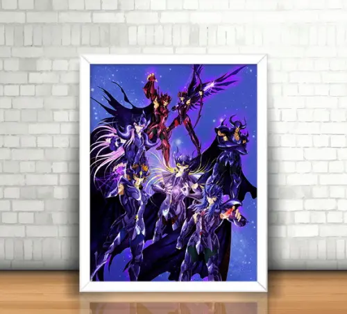 Quadro Cavaleiros do Zodíaco