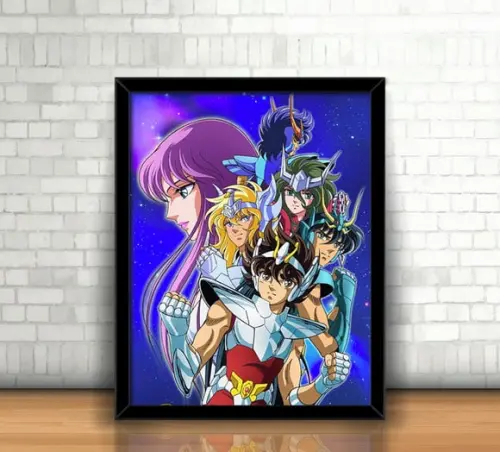 Quadro Cavaleiros do Zodíaco