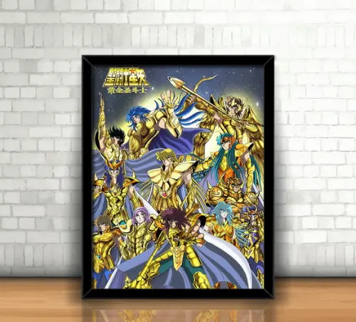 Quadro Cavaleiros do Zodíaco