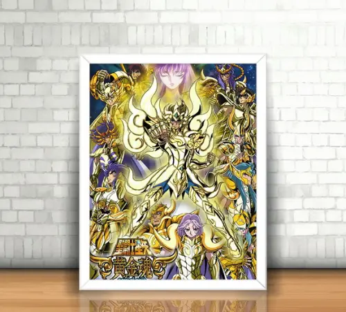 Quadro Cavaleiros do Zodíaco