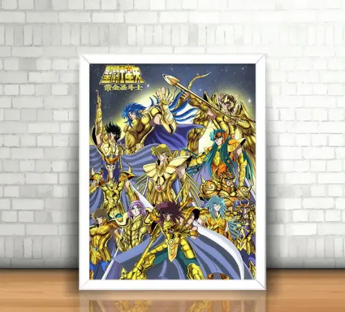 Quadro Cavaleiros do Zodíaco