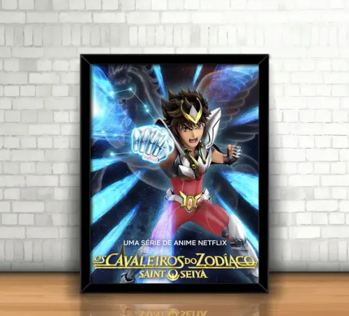 Quadro Cavaleiros do Zodíaco
