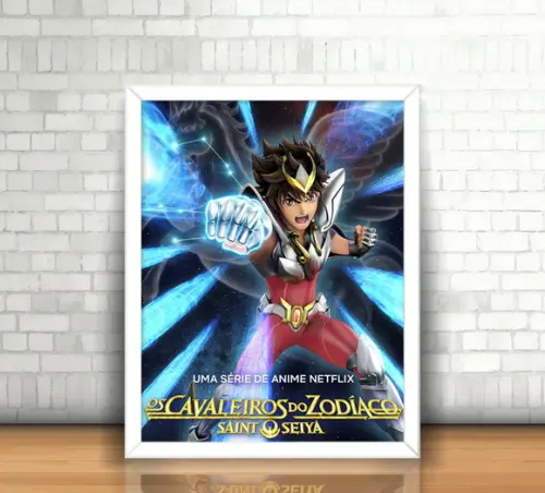 Quadro Cavaleiros do Zodíaco