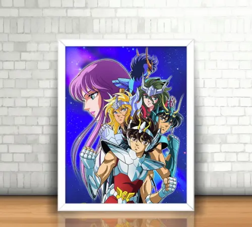 Quadro Cavaleiros do Zodíaco