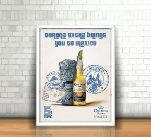 Quadro Cerveja Corona