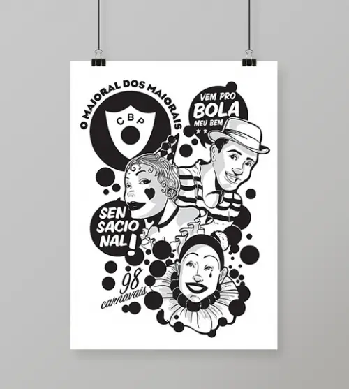 Quadro Cordão do Bola Preta