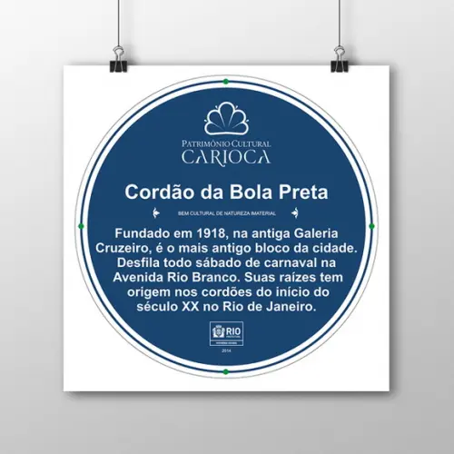 Quadro Cordão do Bola Preta