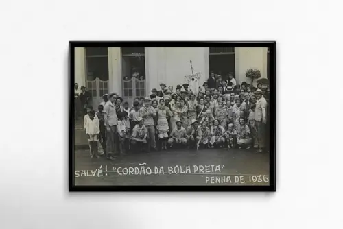 Quadro Cordão do Bola Preta - 1936