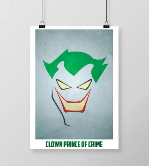 Quadro Coringa Minimalista
