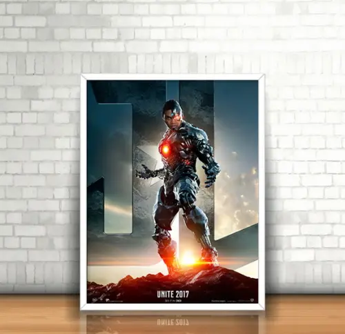 Quadro Cyborg / Liga da Justiça