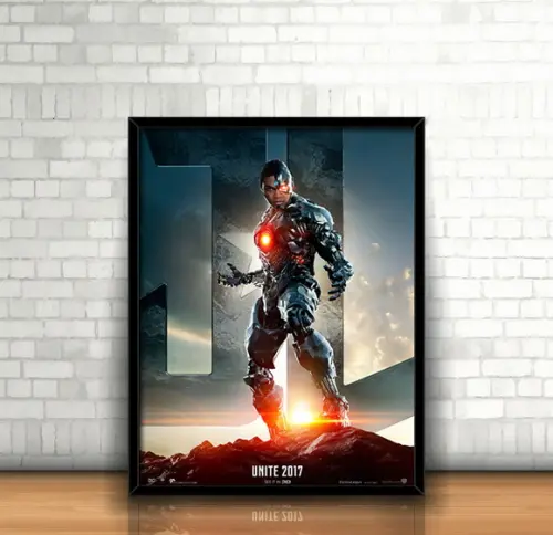 Quadro Cyborg / Liga da Justiça