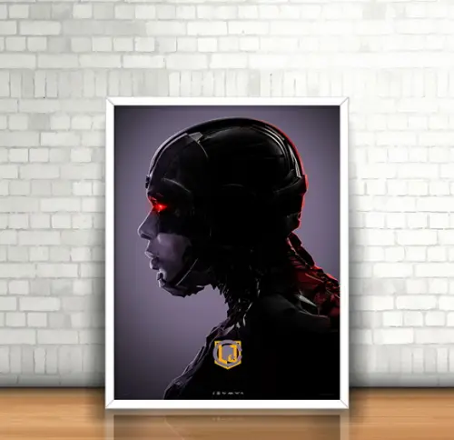 Quadro Cyborg / Liga da Justiça