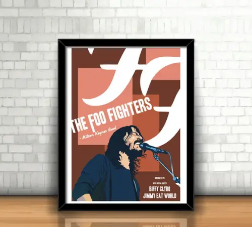 Quadro Dave Grohl / Foo Fighters
