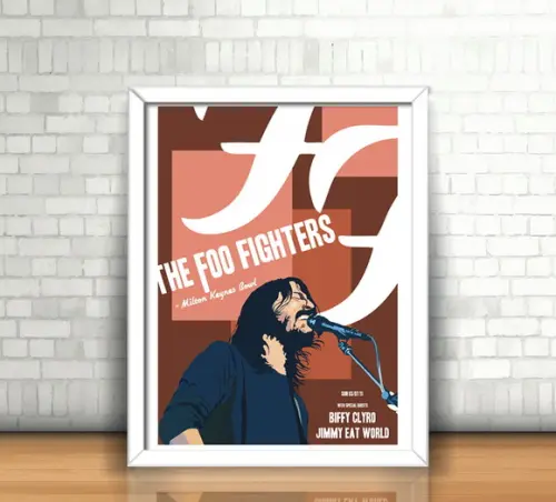 Quadro Dave Grohl / Foo Fighters
