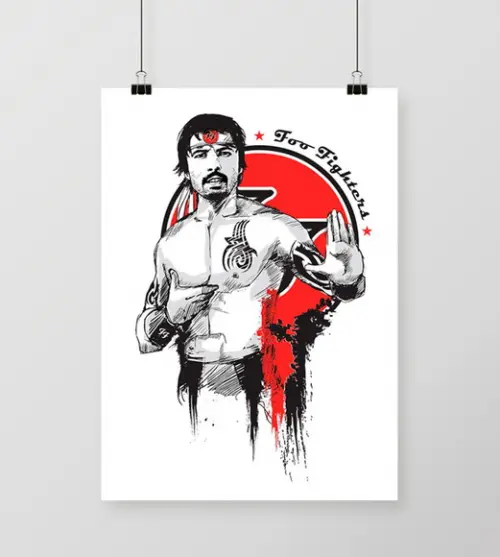 Quadro Dave Grohl / Foo Fighters