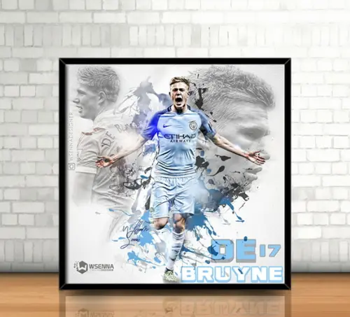 Quadro De Bruyne / Manchester City