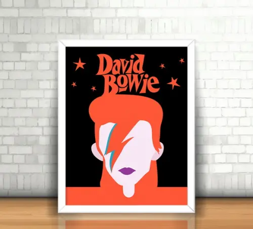 Quadro David Bowie