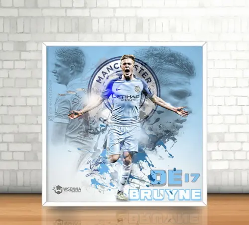Quadro De Bruyne / Manchester City
