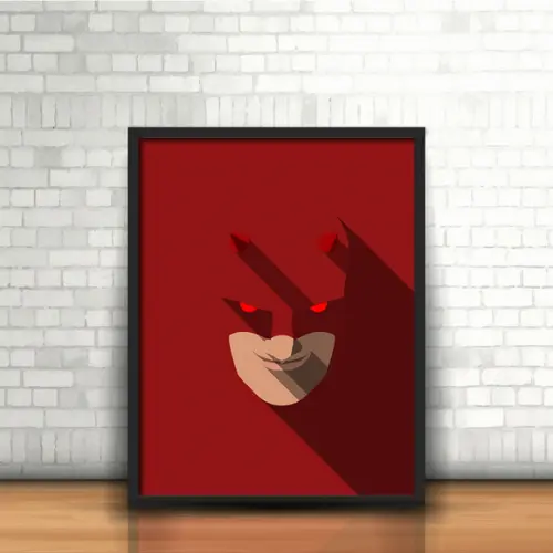 Quadro Demolidor / Minimalista / 20x30cm / com Vidro