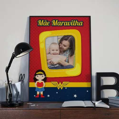 Quadro Dia das Mães / Mãe Maravilha