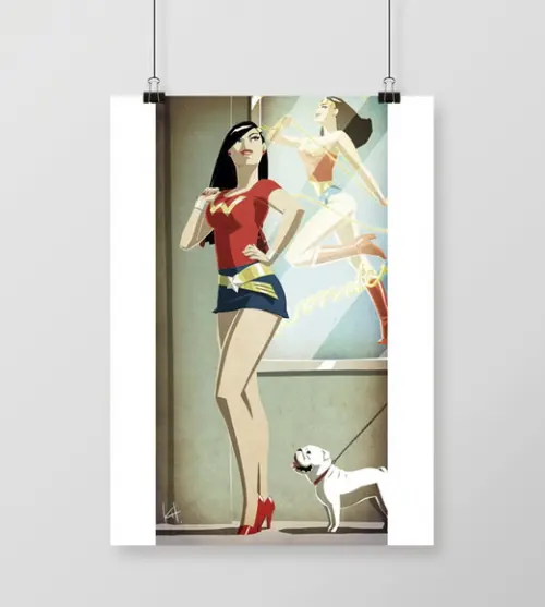 Quadro Diana / Mulher-Maravilha