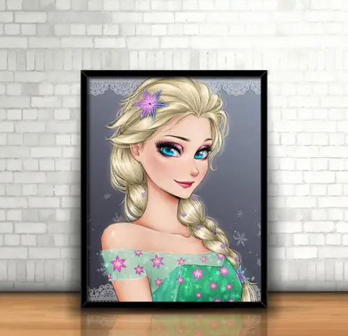 Quadro Elsa (Frozen) / Anime