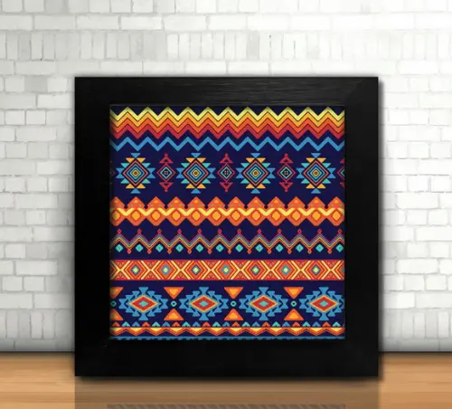 Quadro Étnico (20x20cm)
