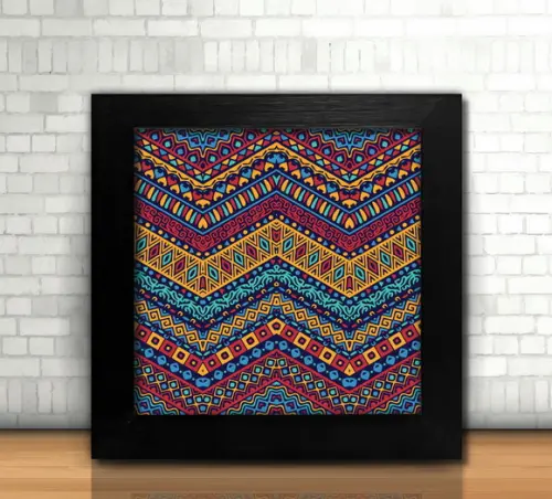Quadro Étnico (20x20cm)