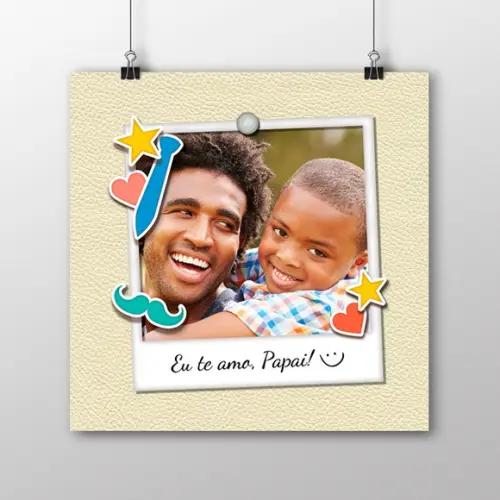 Quadro Eu Te Amo, Papai