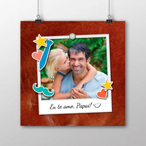 Quadro Eu Te Amo, Papai