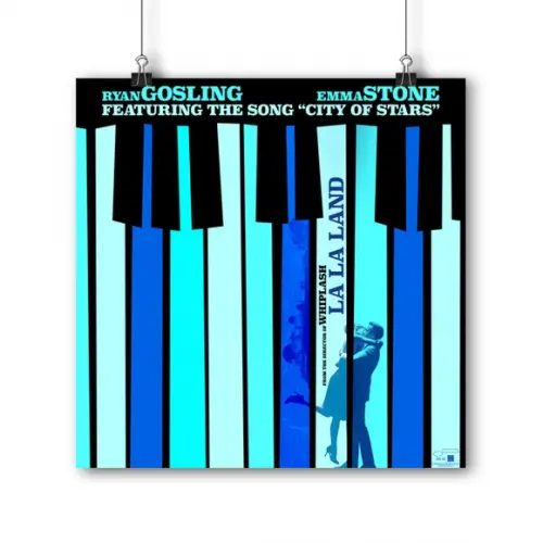 Quadro Filme / La La Land (20x20cm)