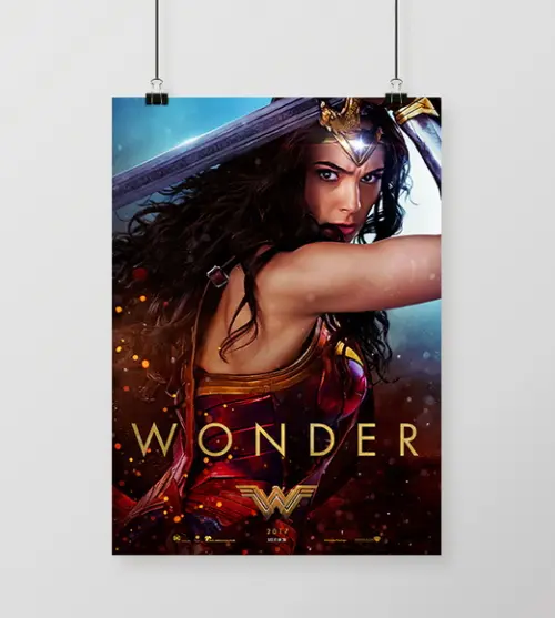 Quadro Filme / Mulher-Maravilha