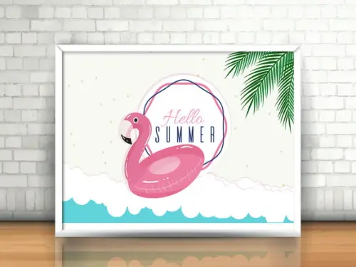 Quadro Flamingo